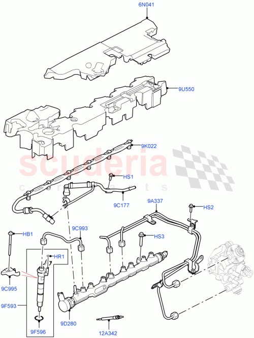 Part Diagram for Land Rover LR125522