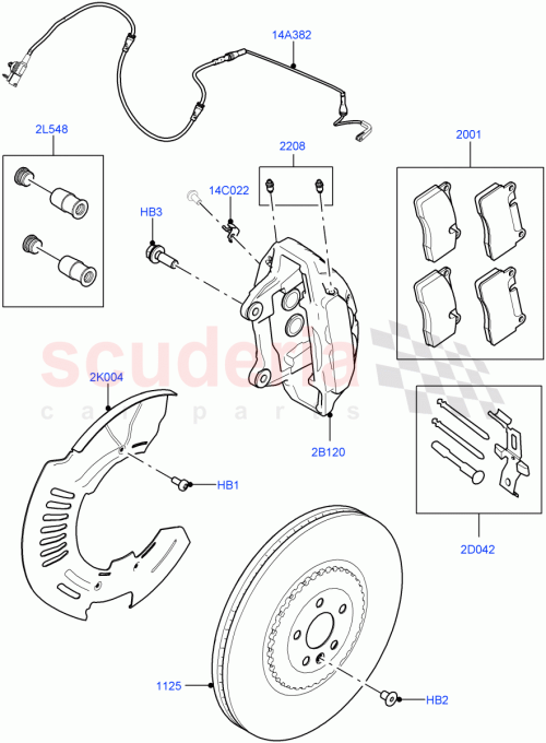 Part Diagram for Land Rover LR116957