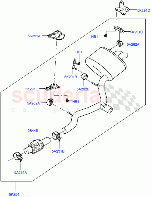 Part Diagram for Land Rover LR088557