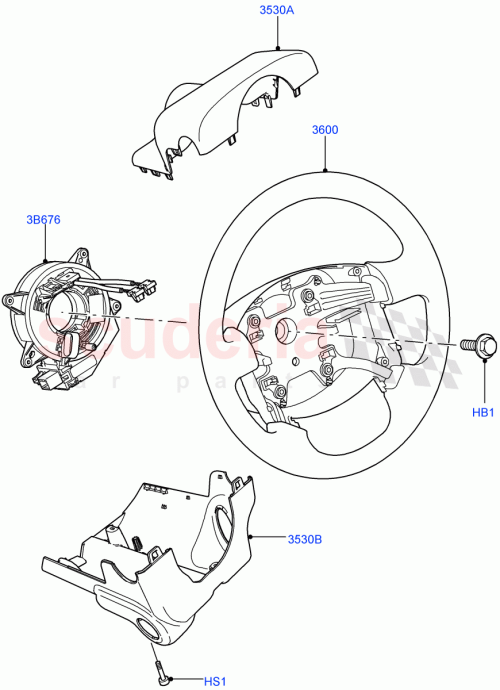 Part Diagram for Land Rover LR016250