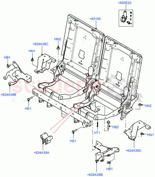 Part Diagram for Land Rover LR052846