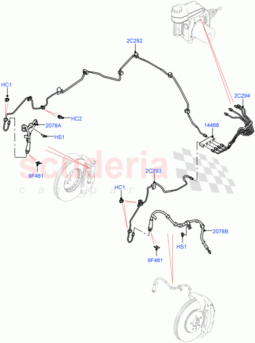Part Diagram for Land Rover LR153821