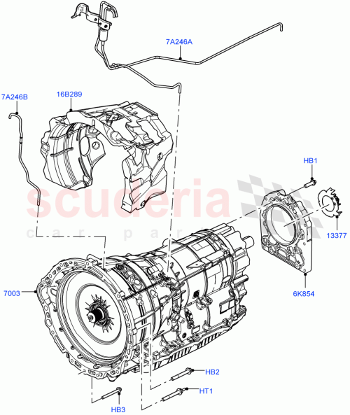 Part Diagram for Land Rover LR163365