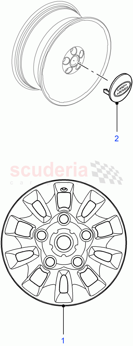 Part Diagram for Land Rover LR025862