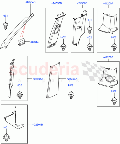 Part Diagram for Land Rover EMR500401LUM