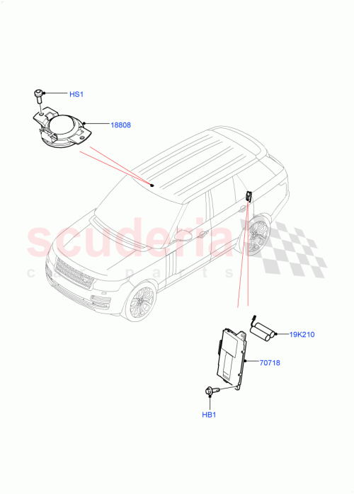 Part Diagram for Land Rover LR081495
