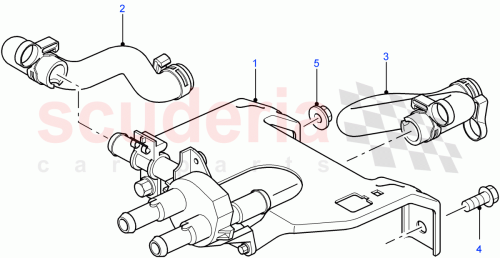 Part Diagram for Land Rover JHC500070