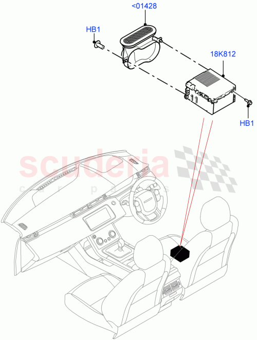 Part Diagram for Land Rover LR117467