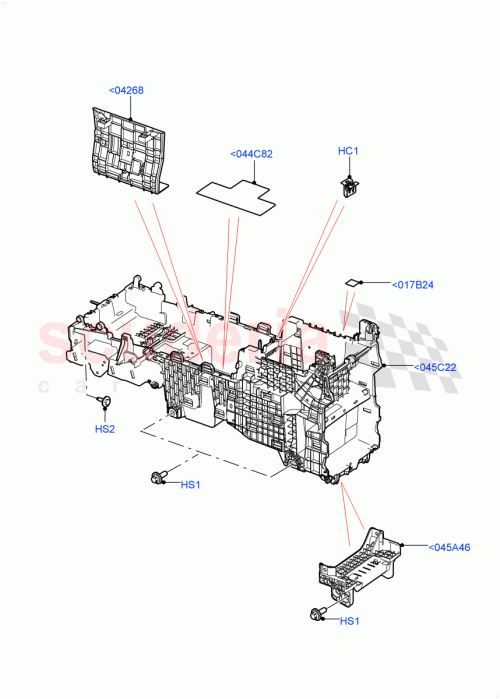 Part Diagram for Land Rover LR082426