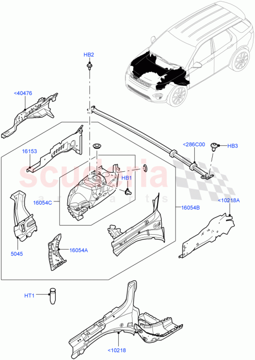 Part Diagram for Land Rover LR072358