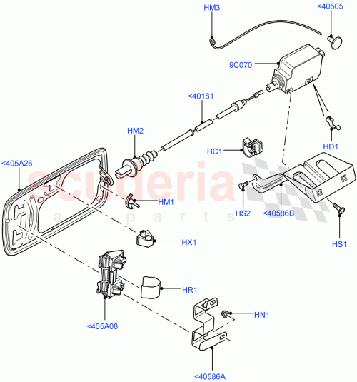 Part Diagram for Land Rover FSP000010