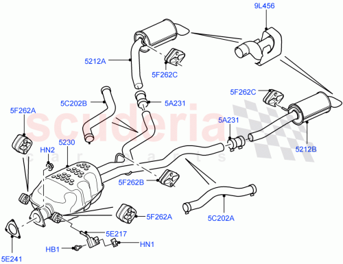 Part Diagram for Land Rover LR044197