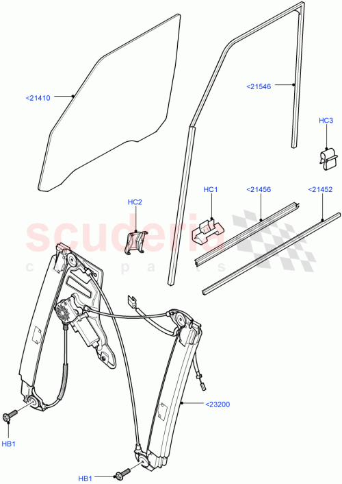 Part Diagram for Land Rover EYE000041