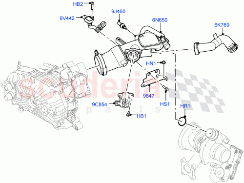 Part Diagram for Land Rover LR171951