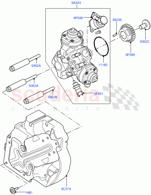 Part Diagram for Land Rover LR022971