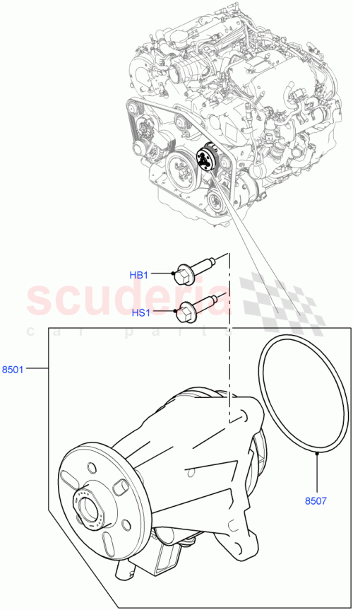 Part Diagram for Land Rover LR079619