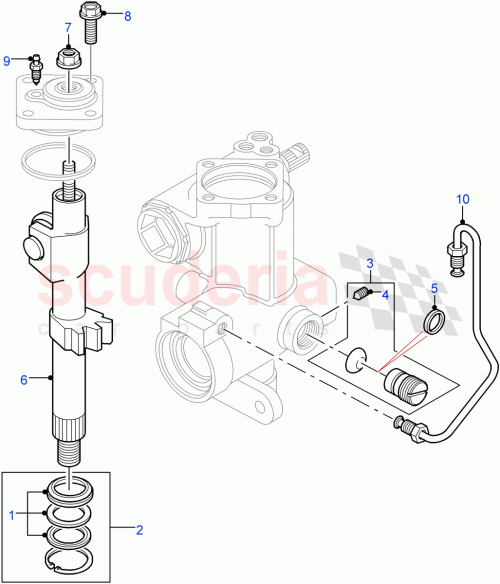 Part Diagram for Land Rover STC2848