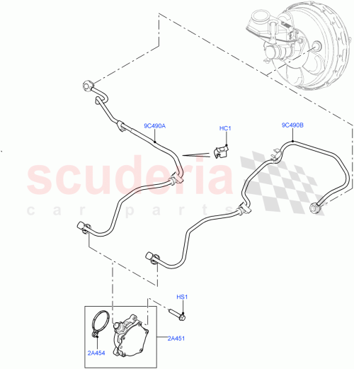 Part Diagram for Land Rover LR032713