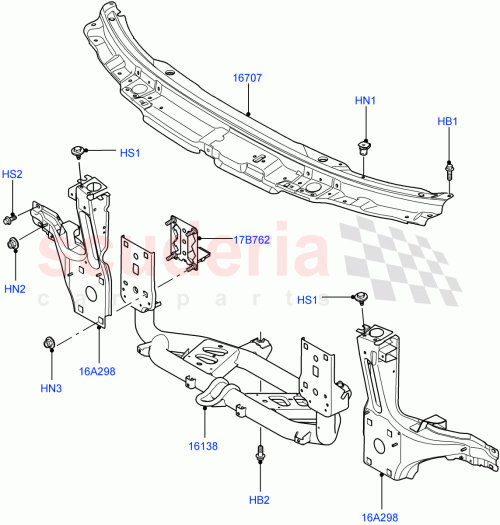Part Diagram for Land Rover ABG760050