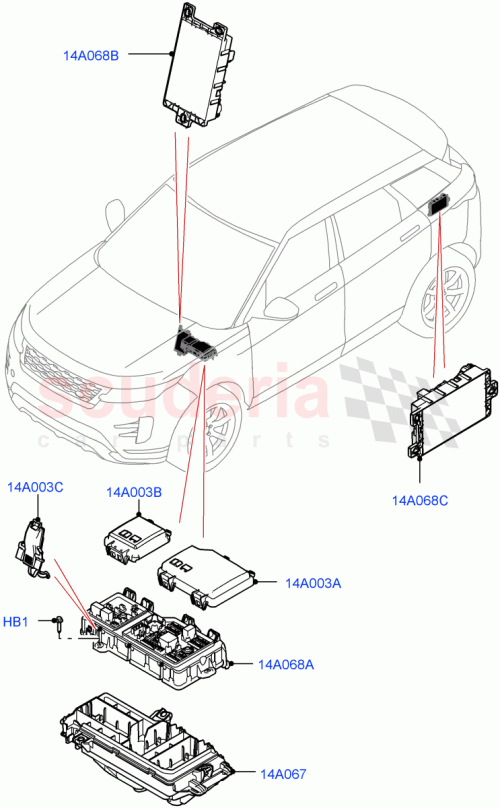 Part Diagram for Land Rover LR117822
