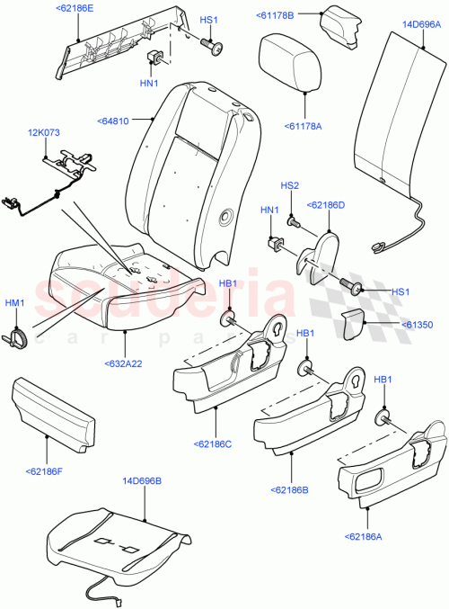 Part Diagram for Land Rover LR008279