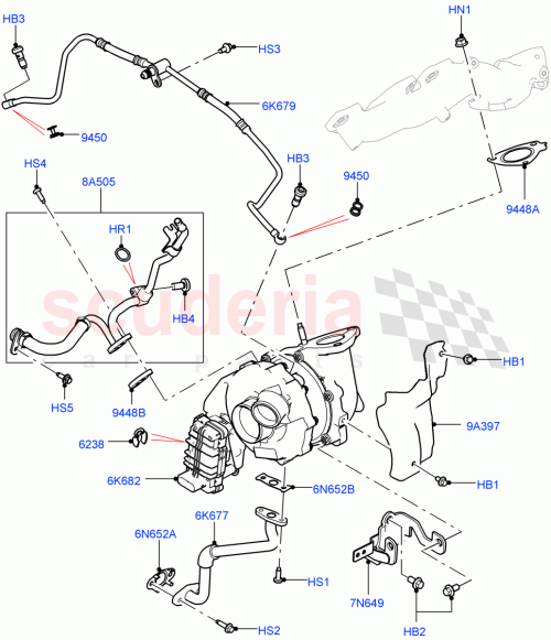 Part Diagram for Land Rover LR084607