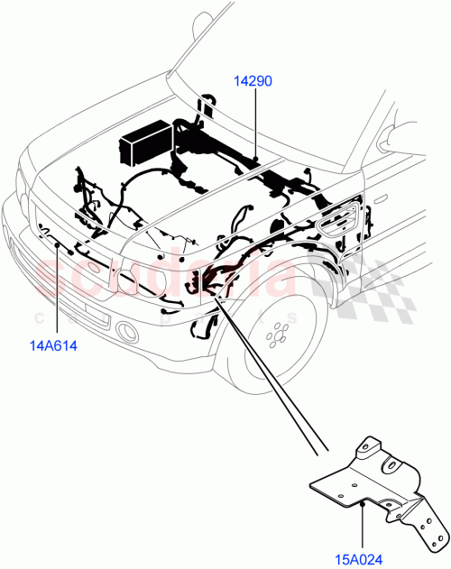 Part Diagram for Land Rover LR030493