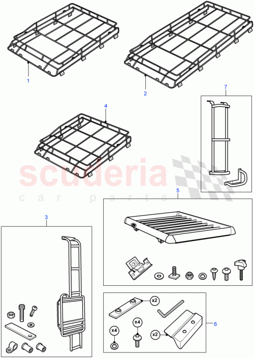 Part Diagram for Land Rover LR004102