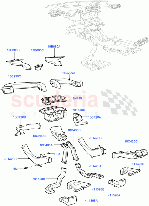Part Diagram for Land Rover LR065780