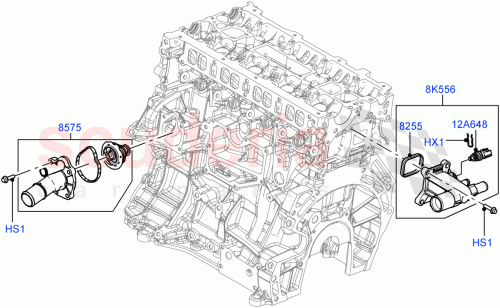 Part Diagram for Land Rover LR057501