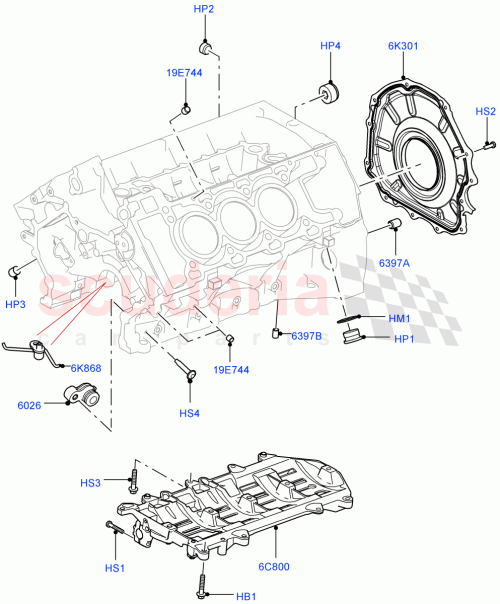 Part Diagram for Land Rover LR054791