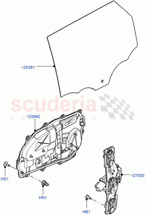 Part Diagram for Land Rover LR155747