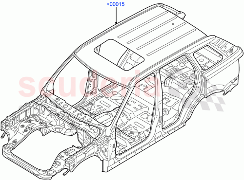 Part Diagram for Land Rover LR012619