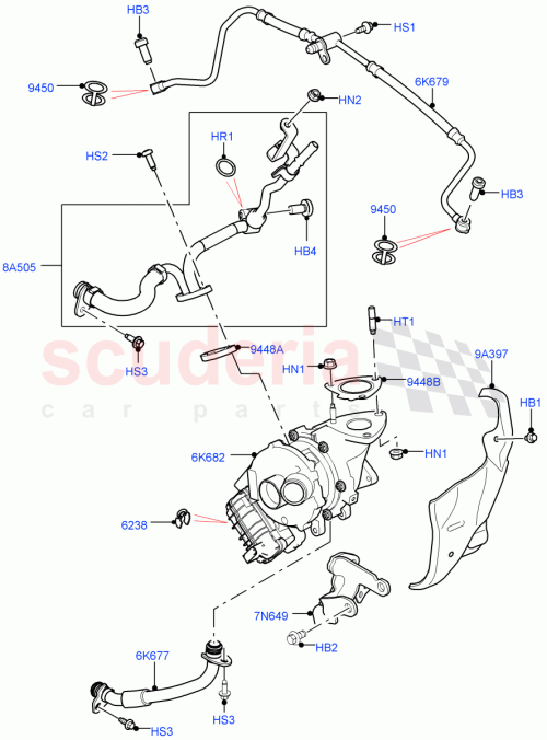 Part Diagram for Land Rover LR091571