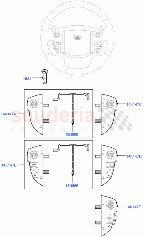Part Diagram for Land Rover LR017947