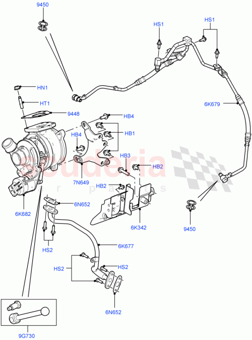 Part Diagram for Land Rover LR004526