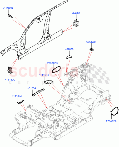 Part Diagram for Land Rover LR137717