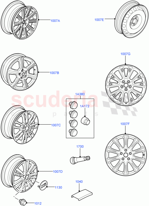 Part Diagram for Land Rover LR008765
