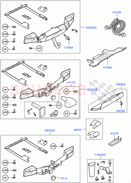 Part Diagram for Land Rover LR037931