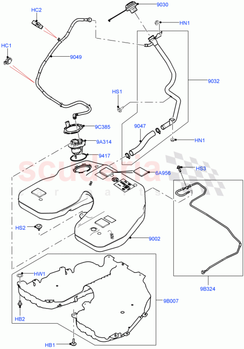 Part Diagram for Land Rover FS105166