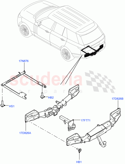 Part Diagram for Land Rover LR117733