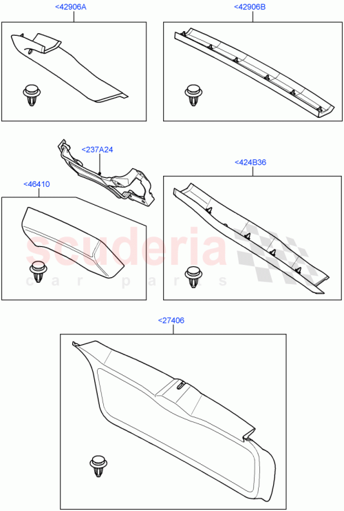 Part Diagram for Land Rover DED500042PVJ