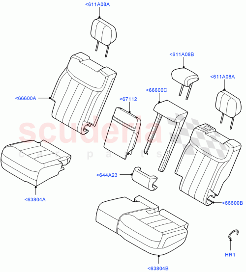 Part Diagram for Land Rover LR150888