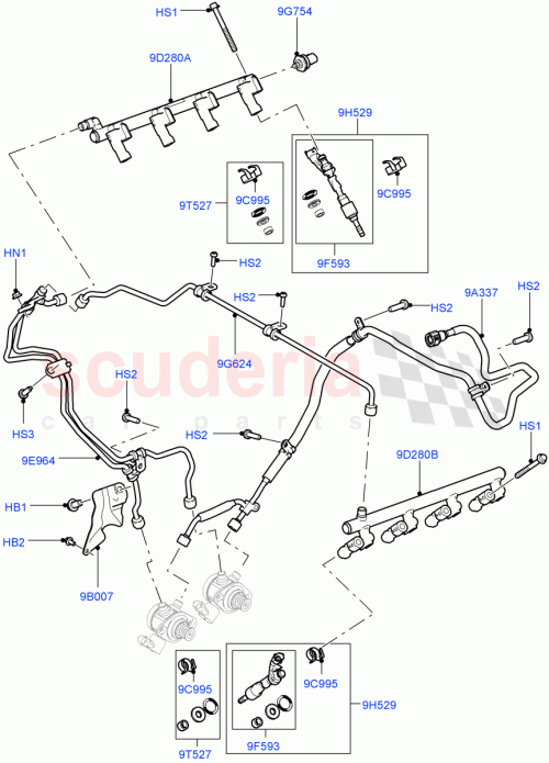 Part Diagram for Land Rover LR116433