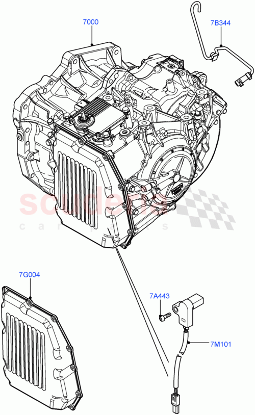 Part Diagram for Land Rover LR024709