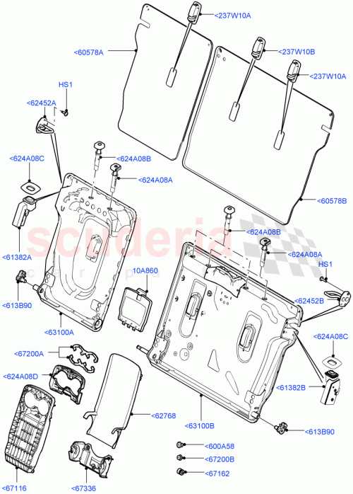 Part Diagram for Land Rover LR127907