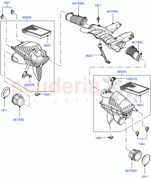 Part Diagram for Land Rover LR023450