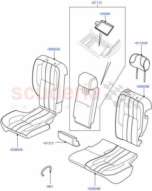 Part Diagram for Land Rover LR018225