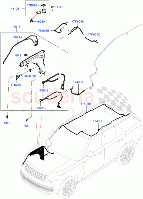 Part Diagram for Land Rover LR095818