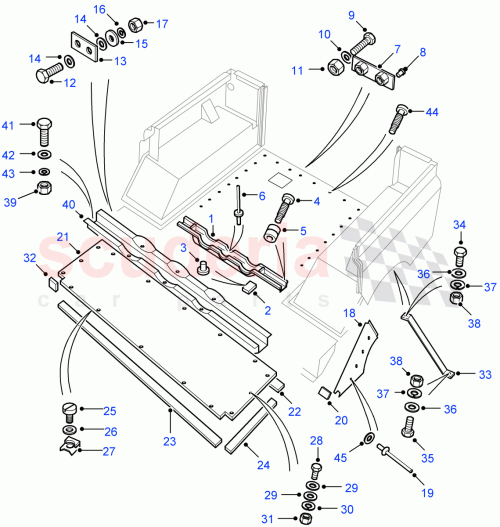 Part Diagram for Land Rover RTC6270